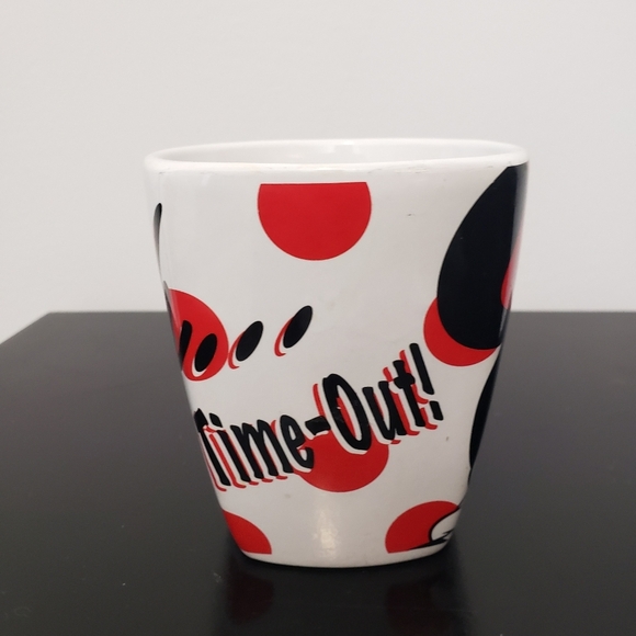 Disney Jerry Leigh Mug 12 oz ~ Minnie ~ "Shhh I'm Taking A Time Out" - Picture 2 of 6